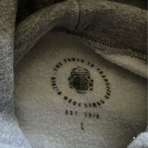 Inaka power sweatshirt got when it first dropped. Bought as a L but fits like M